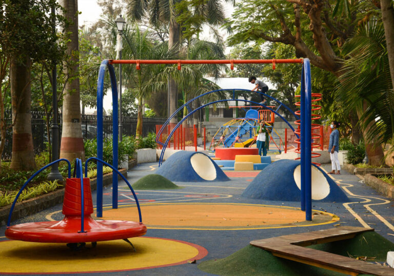 <p>City councils and local governments invest in playgrounds to create child-friendly public spaces.</p>