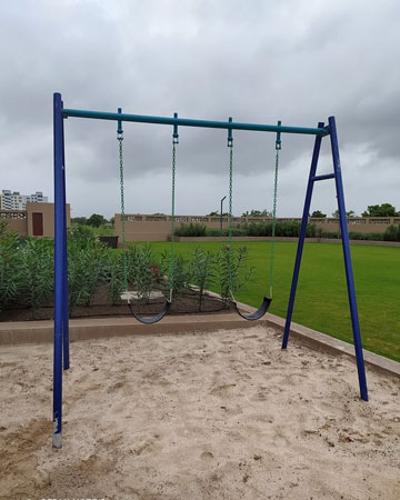 <p>An A Swing is a freestanding swing set characterized by its distinctive A-frame support structure, offering stability for single or multiple....</p><div class="elementor-button-wrapper"><a class="elementor-button elementor-button-link elementor-size-sm" href="https://kidsplayground.co.in/product/a-swing/"><span class="elementor-button-content-wrapper"><span class="elementor-button-text">VIEW DETAILS</span></span></a></div>
